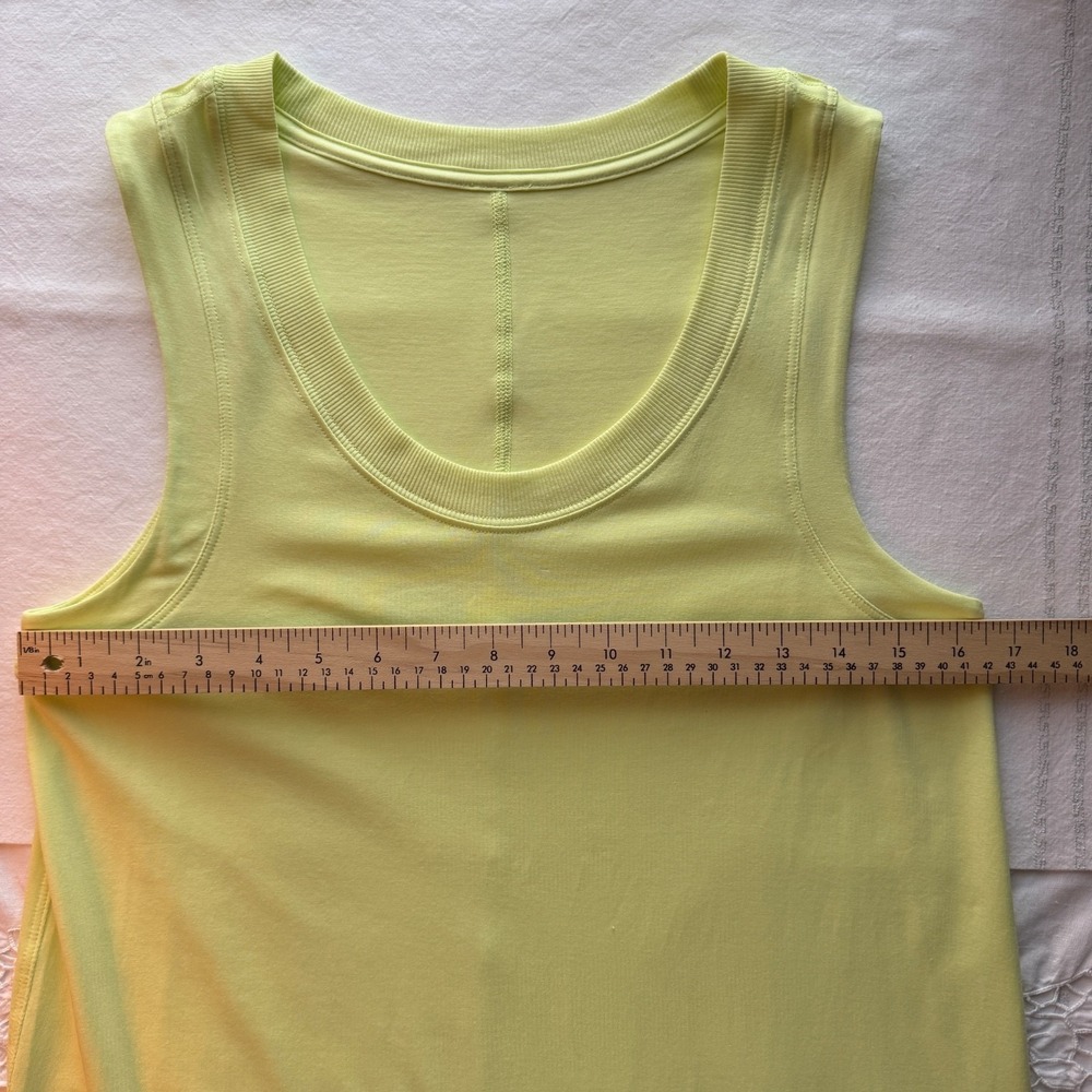 Lululemon All Yours Tank Maxi Dress Crispin Green Pima Cotton Size 6 Sleeveless - Picture 14 of 17